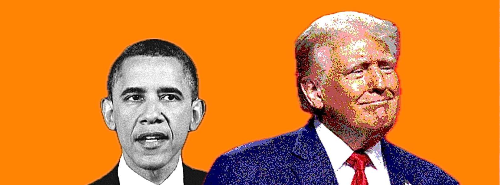 Obama and Trump