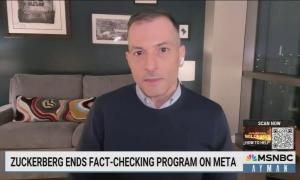 Angelo Carusone on MSNBC on January 11, 2025