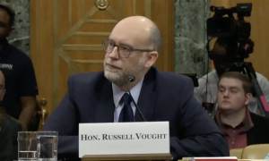 Russ Vought testifying before Congress